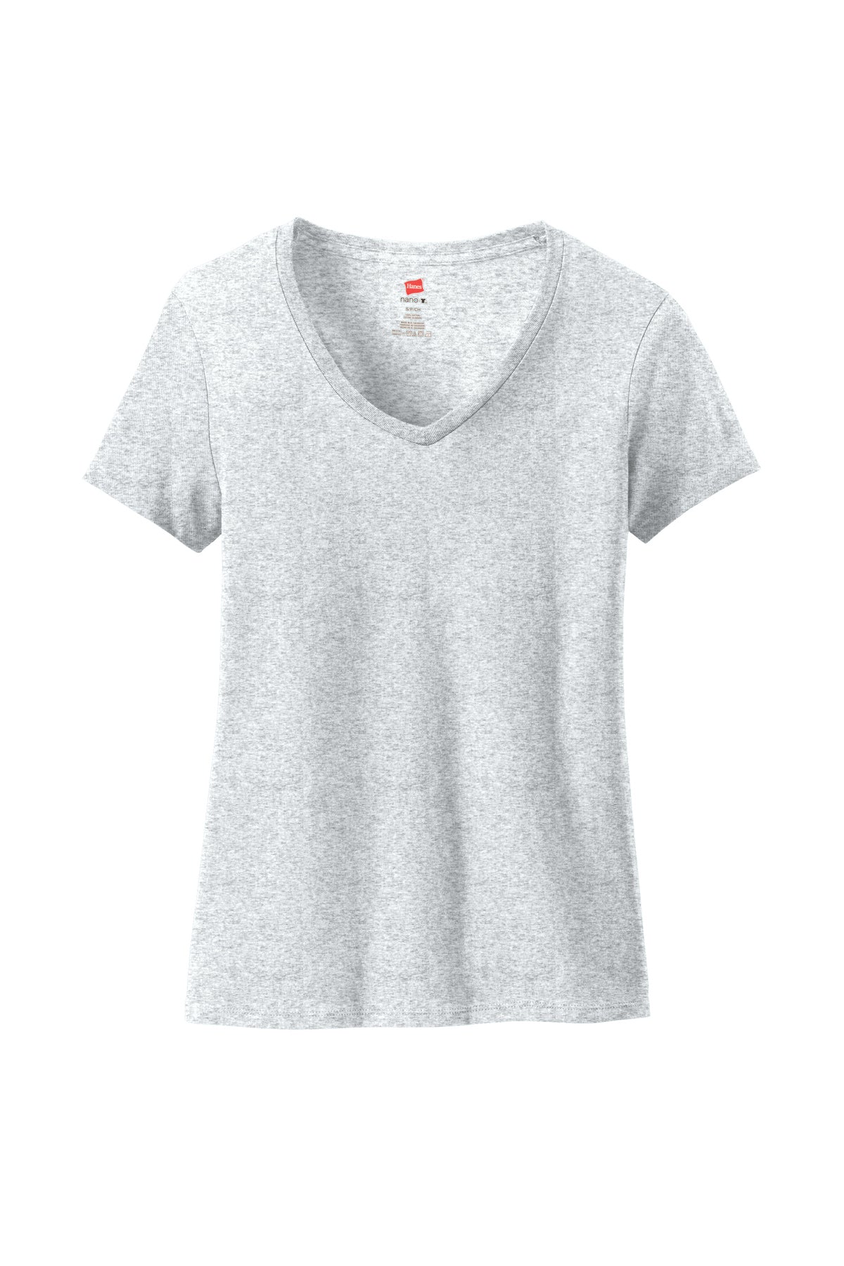 Hanes® Women's Perfect-T Cotton V-Neck T-Shirt Customizing