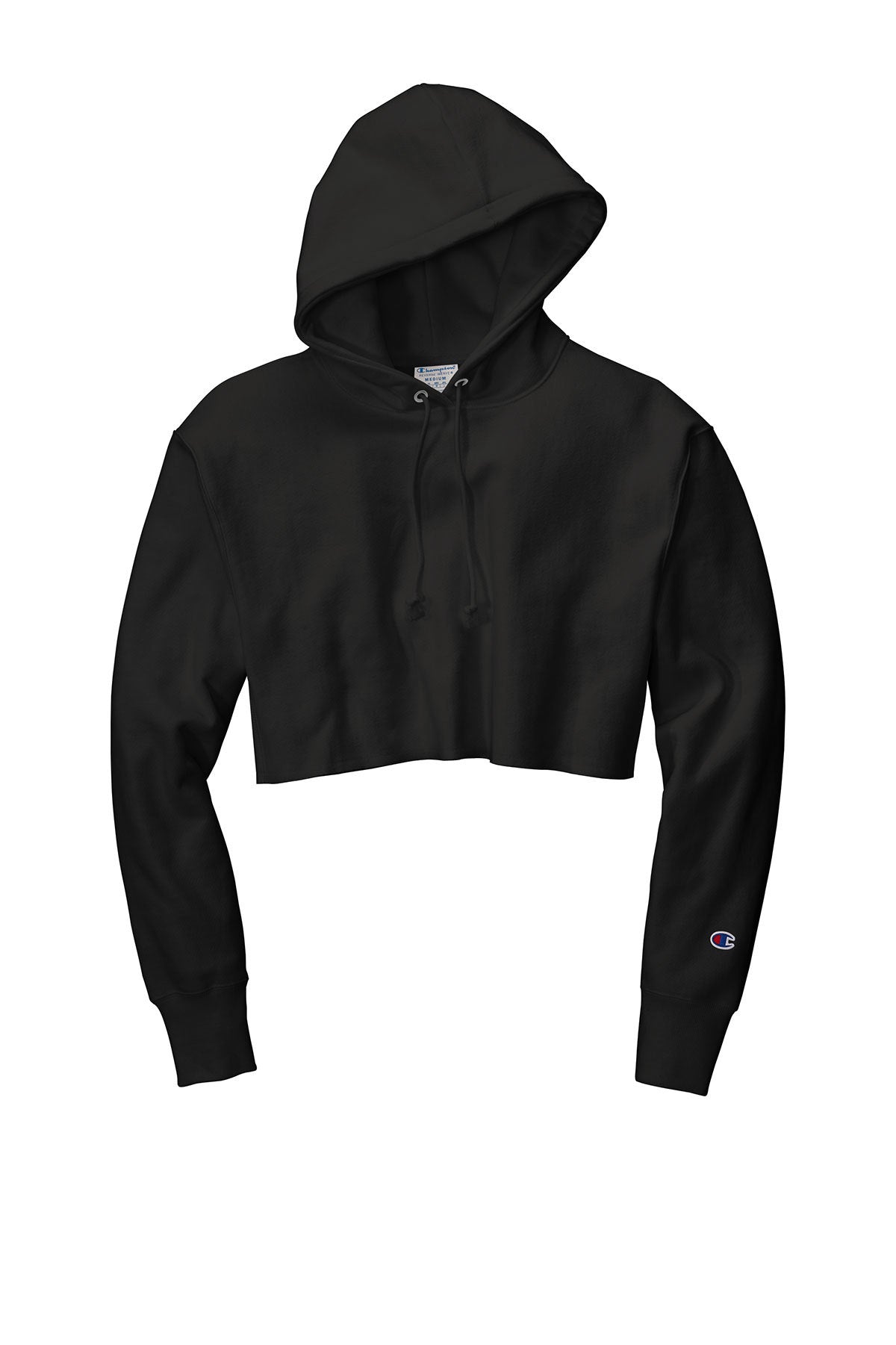 Champion ® Women’s Reverse Weave ® Cropped Cut-Off Hooded Sweatshirt Customizing