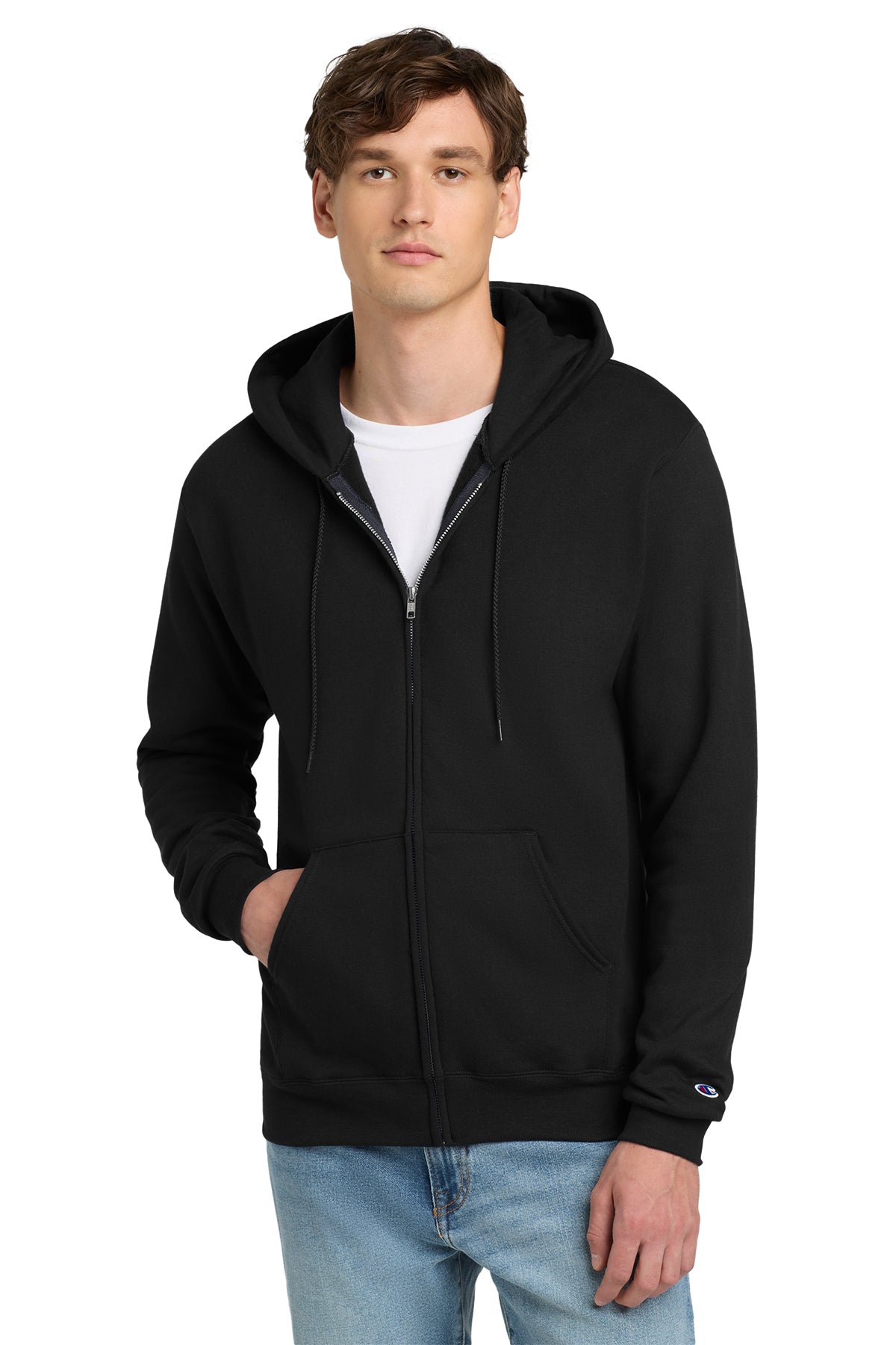Champion® Powerblend® Full-Zip Hoodie Customizing