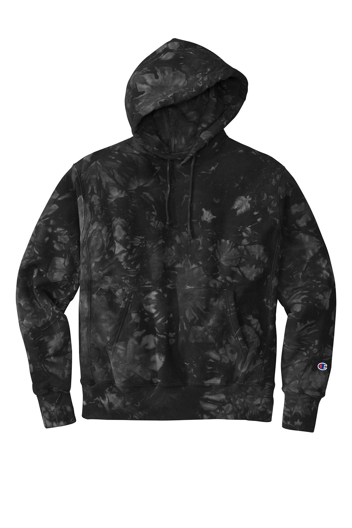 Champion ® Reverse Weave ® Scrunch-Dye Tie-Dye Hooded Sweatshirt Customizing