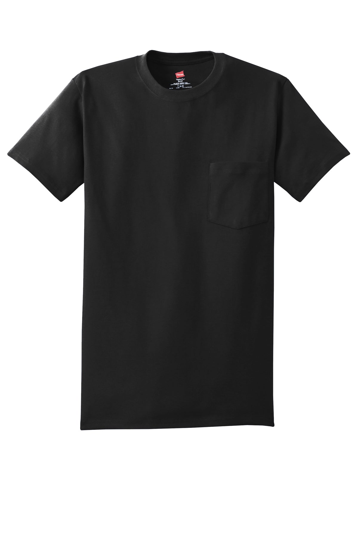 Hanes® - Authentic 100% Cotton T-Shirt with Pocket Customizing