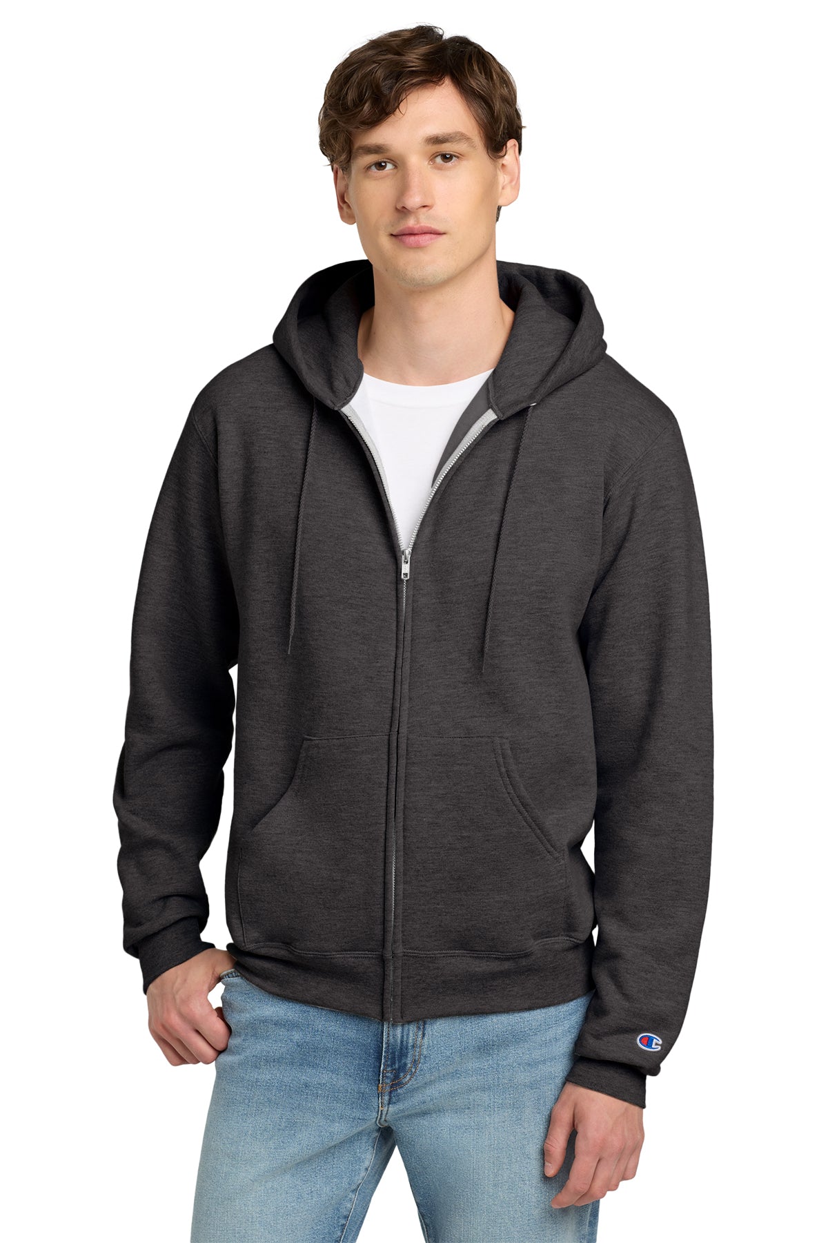 Champion® Powerblend® Full-Zip Hoodie Customizing