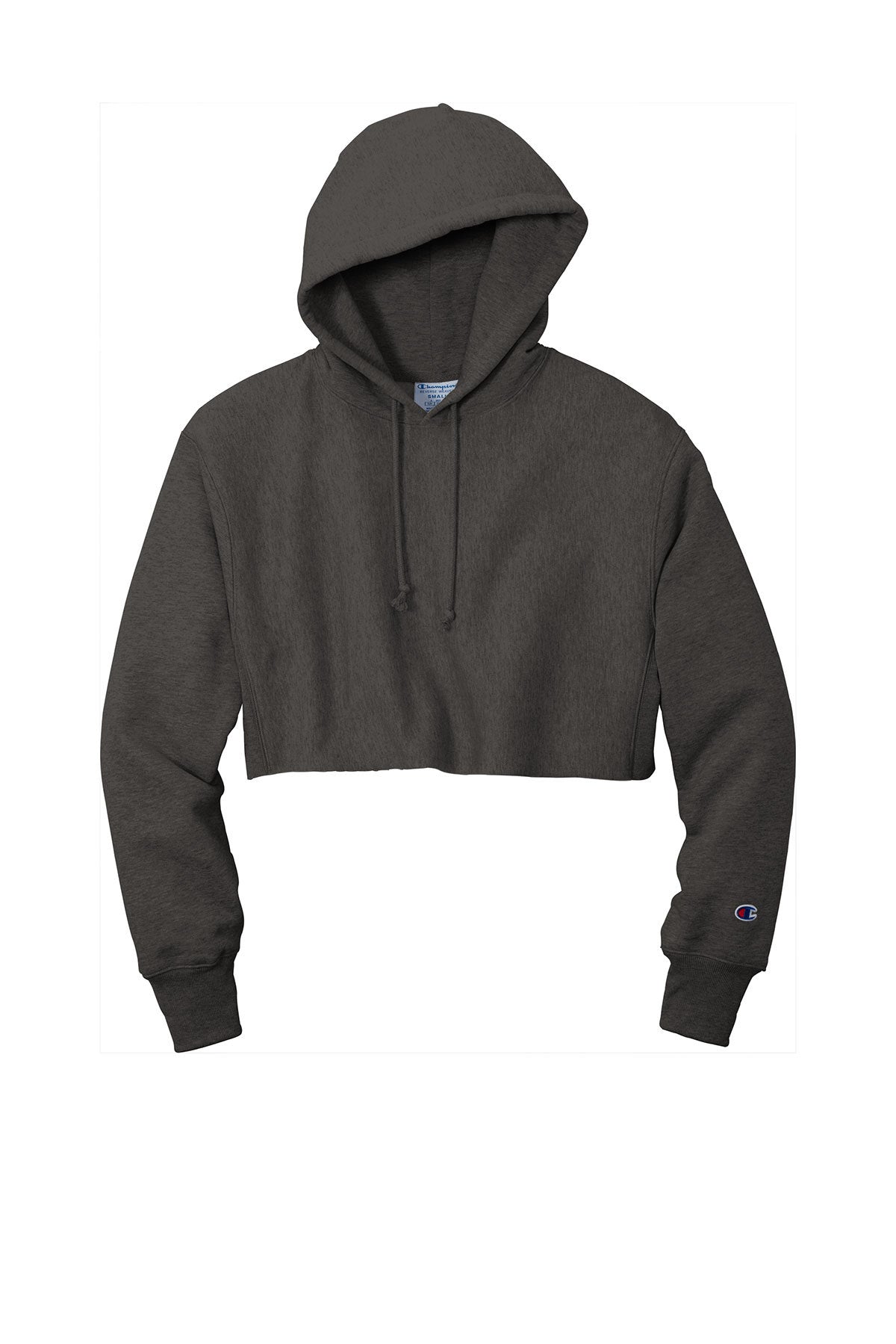 Champion ® Women’s Reverse Weave ® Cropped Cut-Off Hooded Sweatshirt Customizing