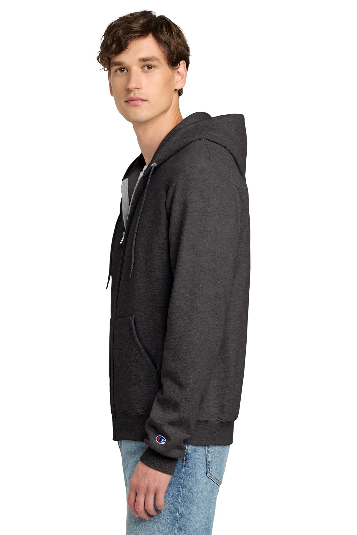 Champion® Powerblend® Full-Zip Hoodie Customizing