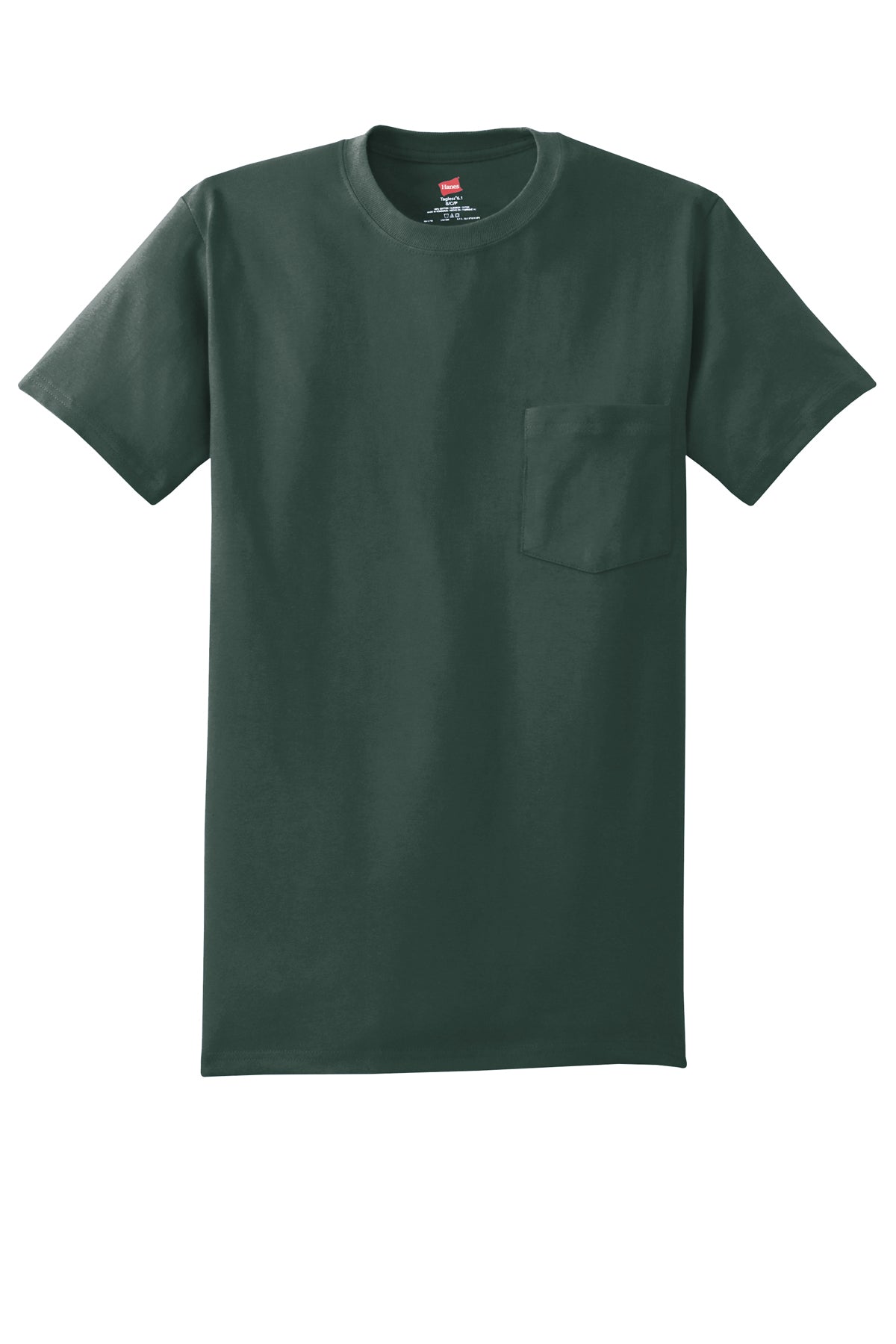 Hanes® - Authentic 100% Cotton T-Shirt with Pocket Customizing