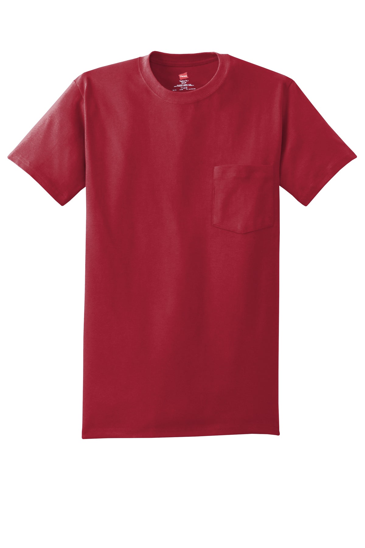 Hanes® - Authentic 100% Cotton T-Shirt with Pocket Customizing