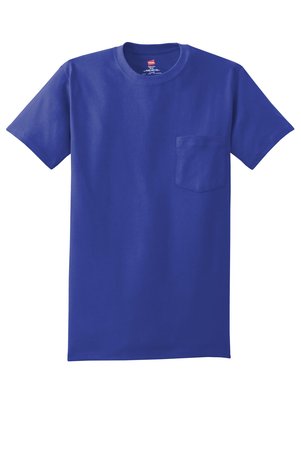 Hanes® - Authentic 100% Cotton T-Shirt with Pocket Customizing