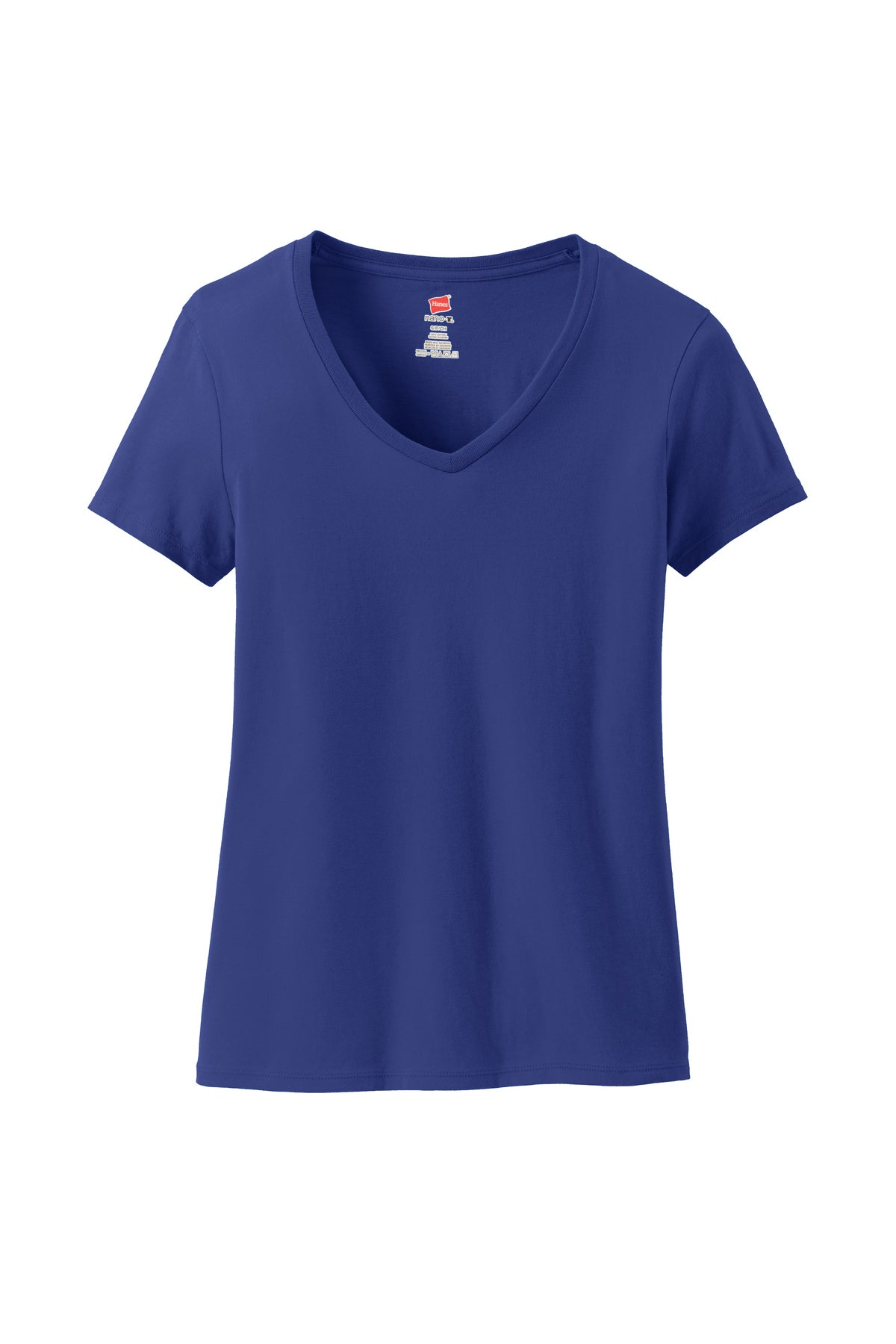 Hanes® Women's Perfect-T Cotton V-Neck T-Shirt Customizing