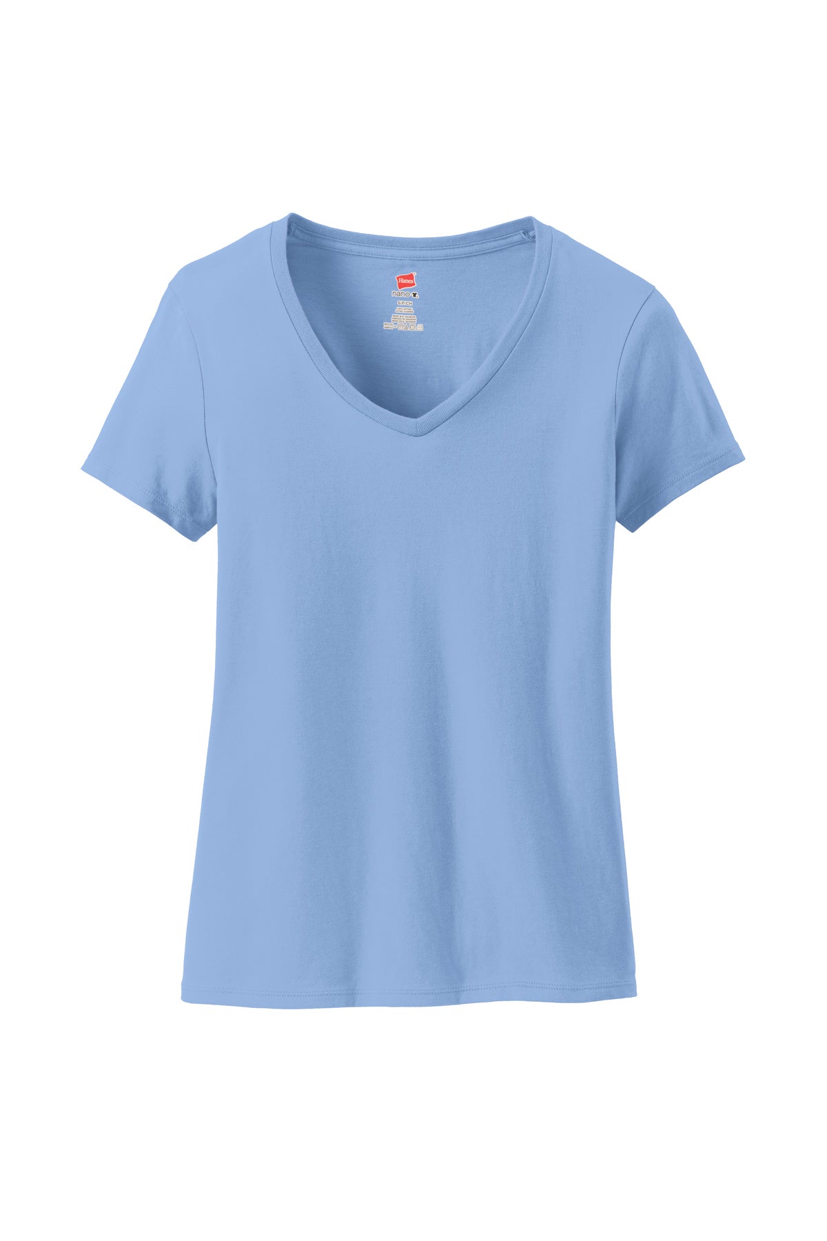 Hanes® Women's Perfect-T Cotton V-Neck T-Shirt Customizing
