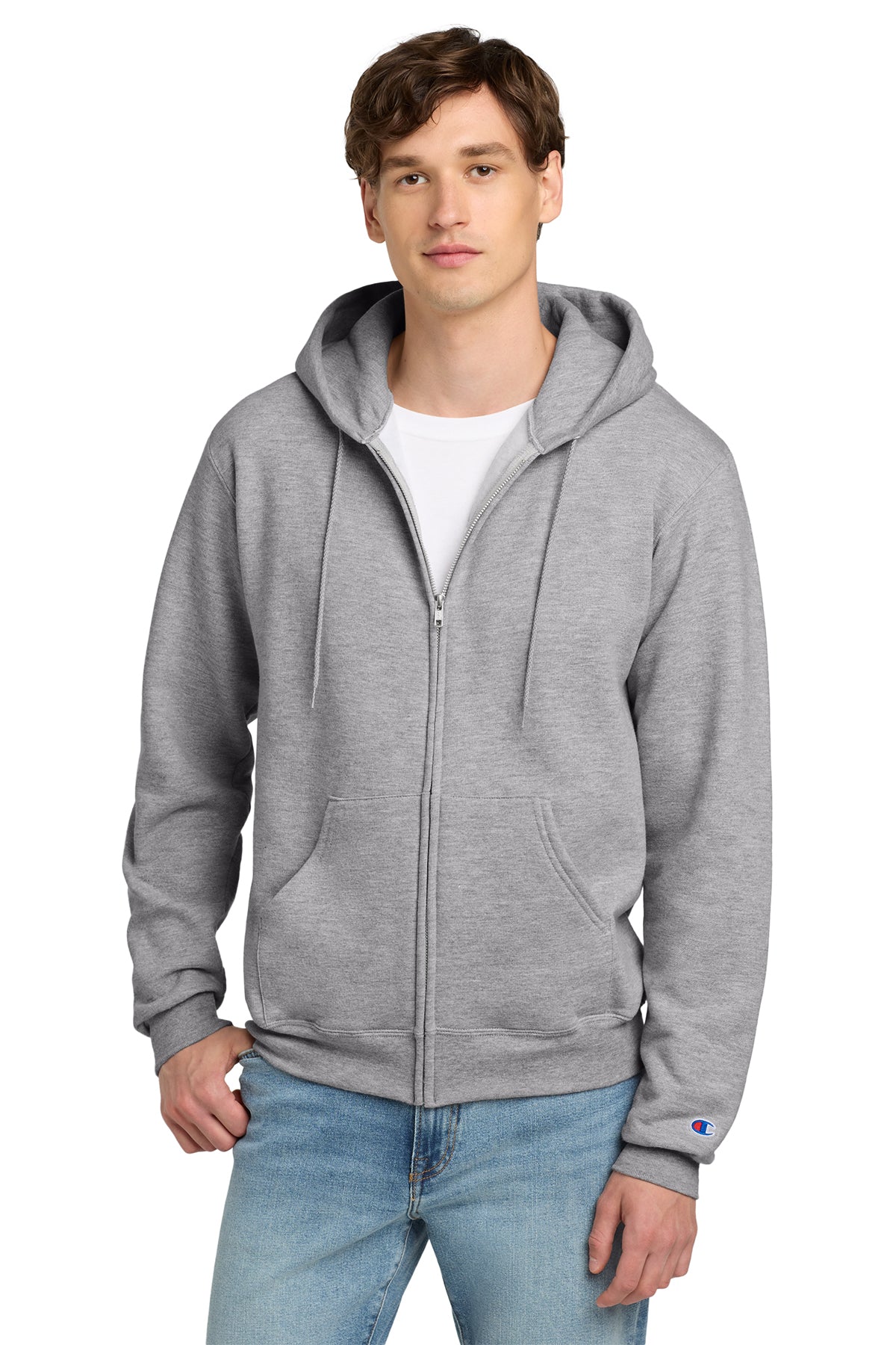Champion® Powerblend® Full-Zip Hoodie Customizing