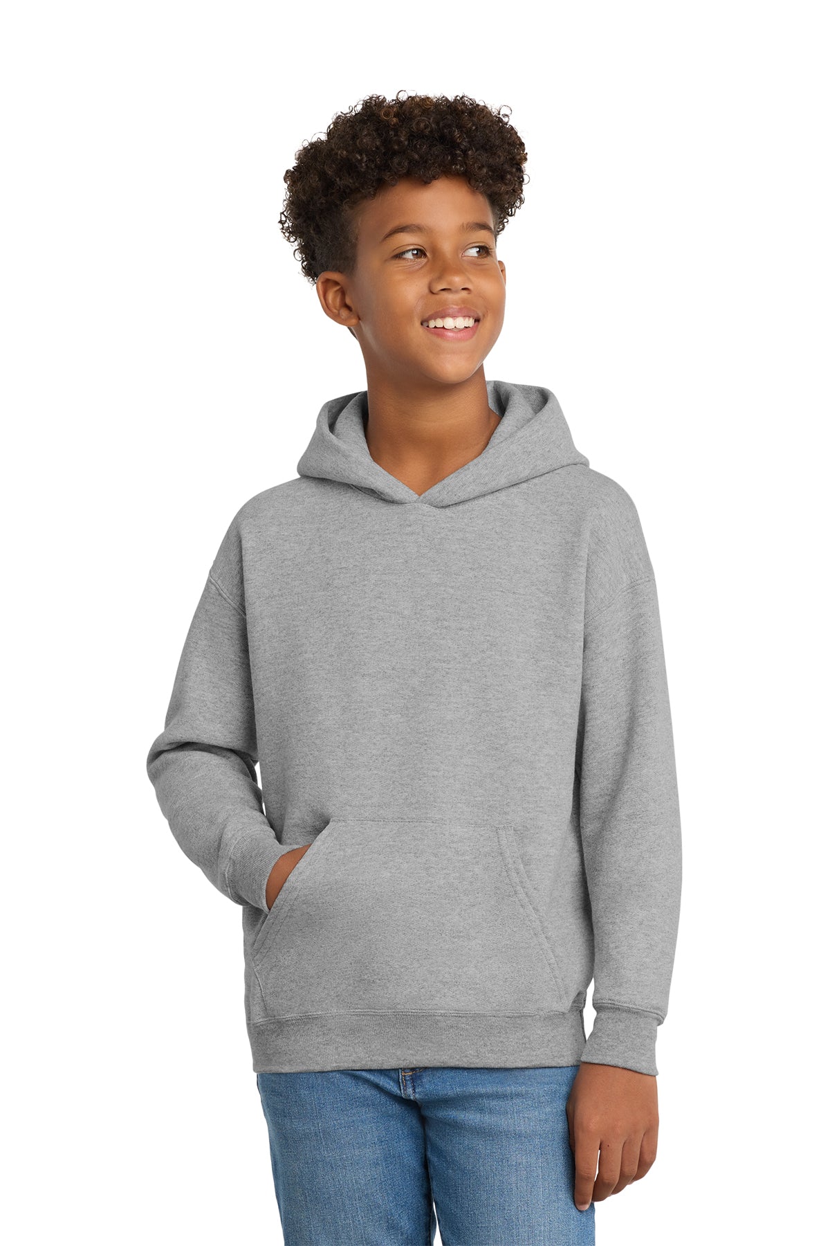 Hanes® - Youth EcoSmart® Pullover Hooded Sweatshirt Customizing