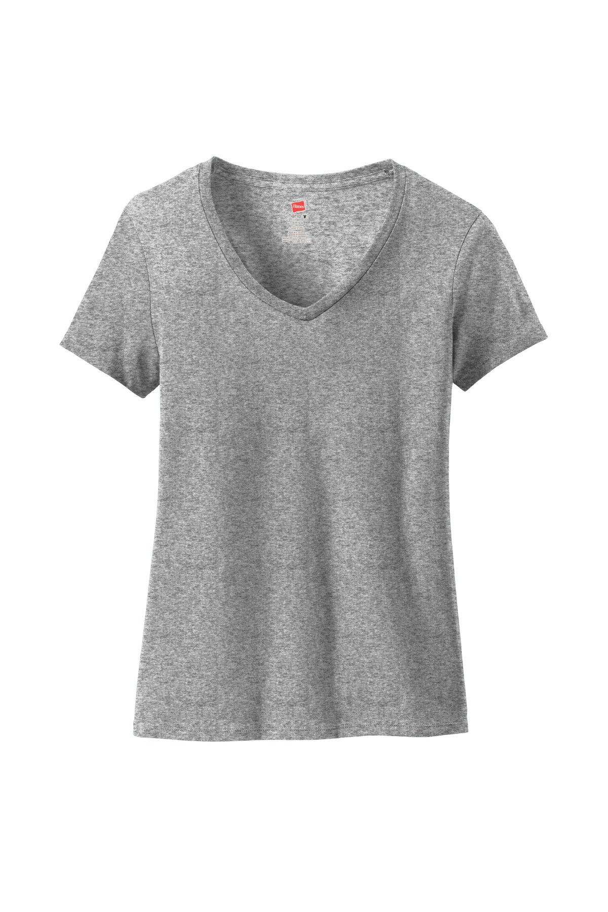 Hanes® Women's Perfect-T Cotton V-Neck T-Shirt Customizing