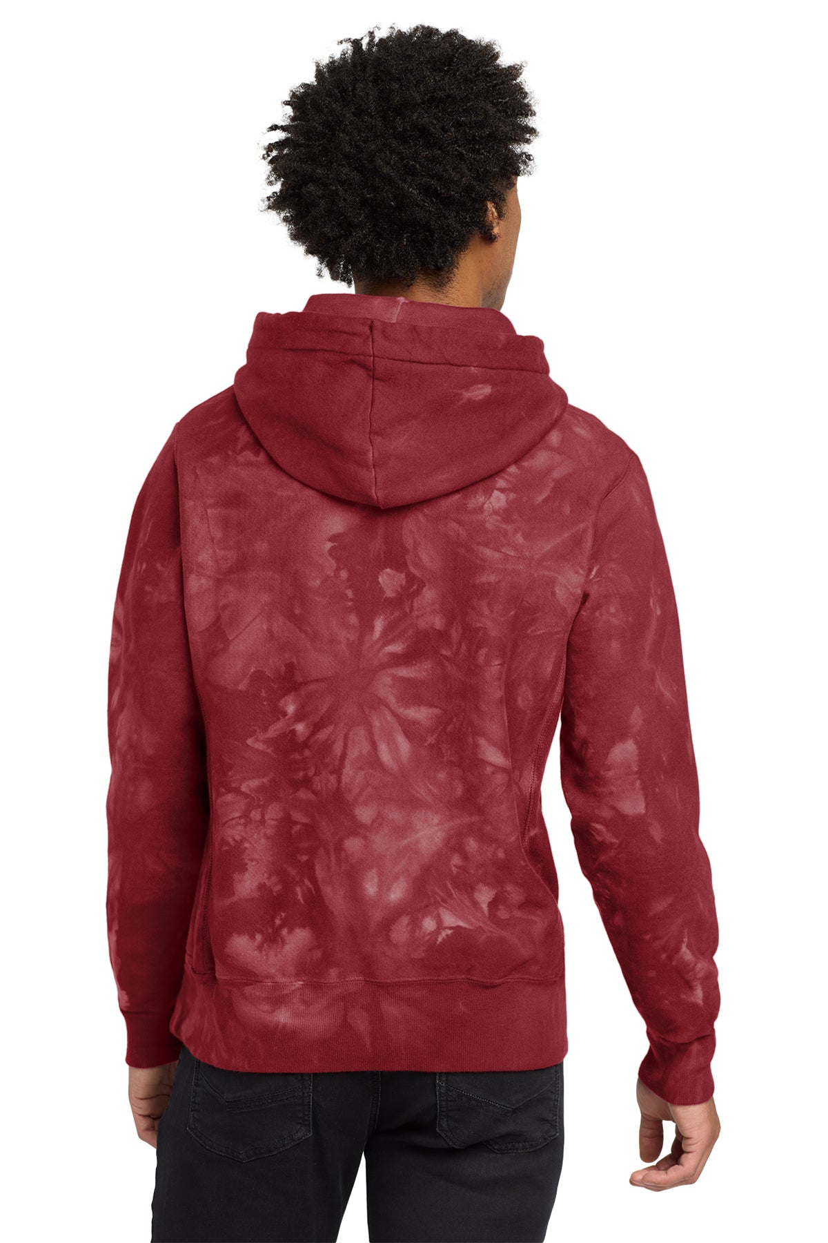 Champion ® Reverse Weave ® Scrunch-Dye Tie-Dye Hooded Sweatshirt Customizing