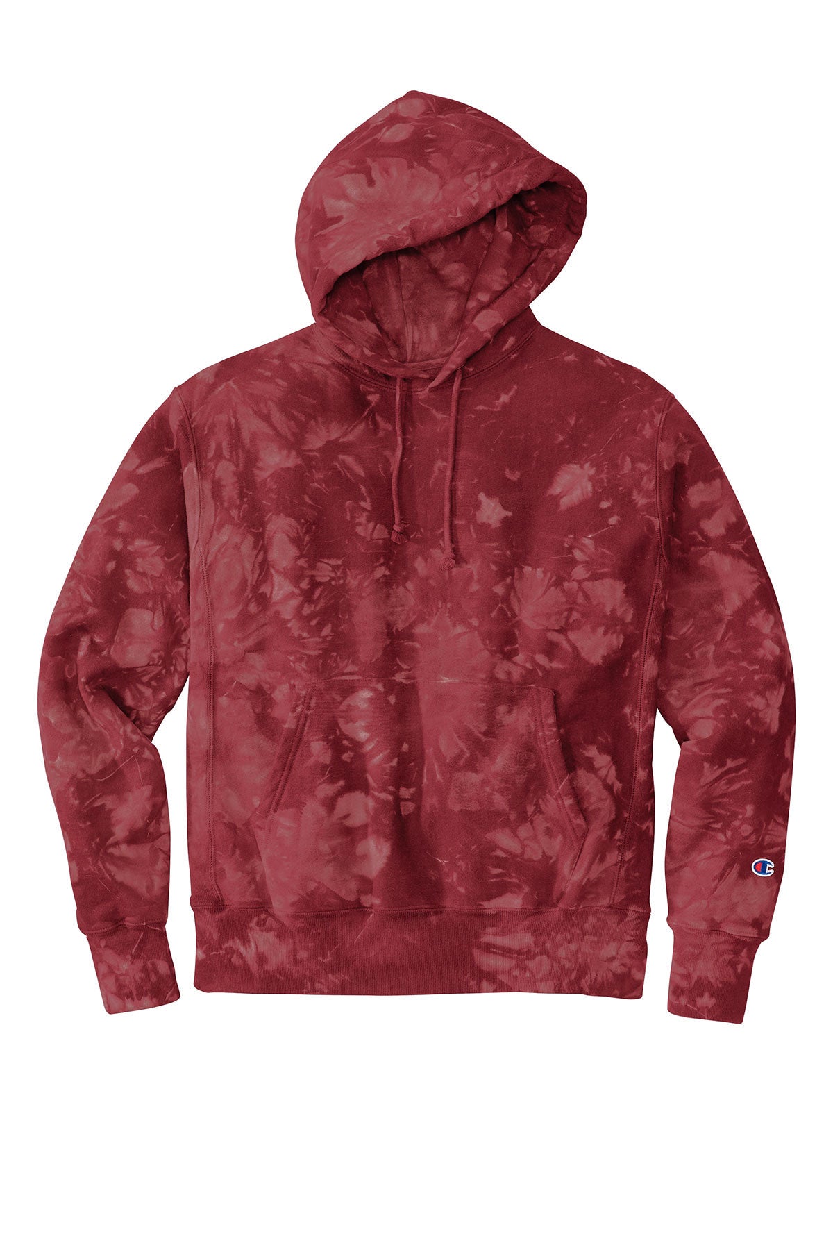 Champion ® Reverse Weave ® Scrunch-Dye Tie-Dye Hooded Sweatshirt Customizing