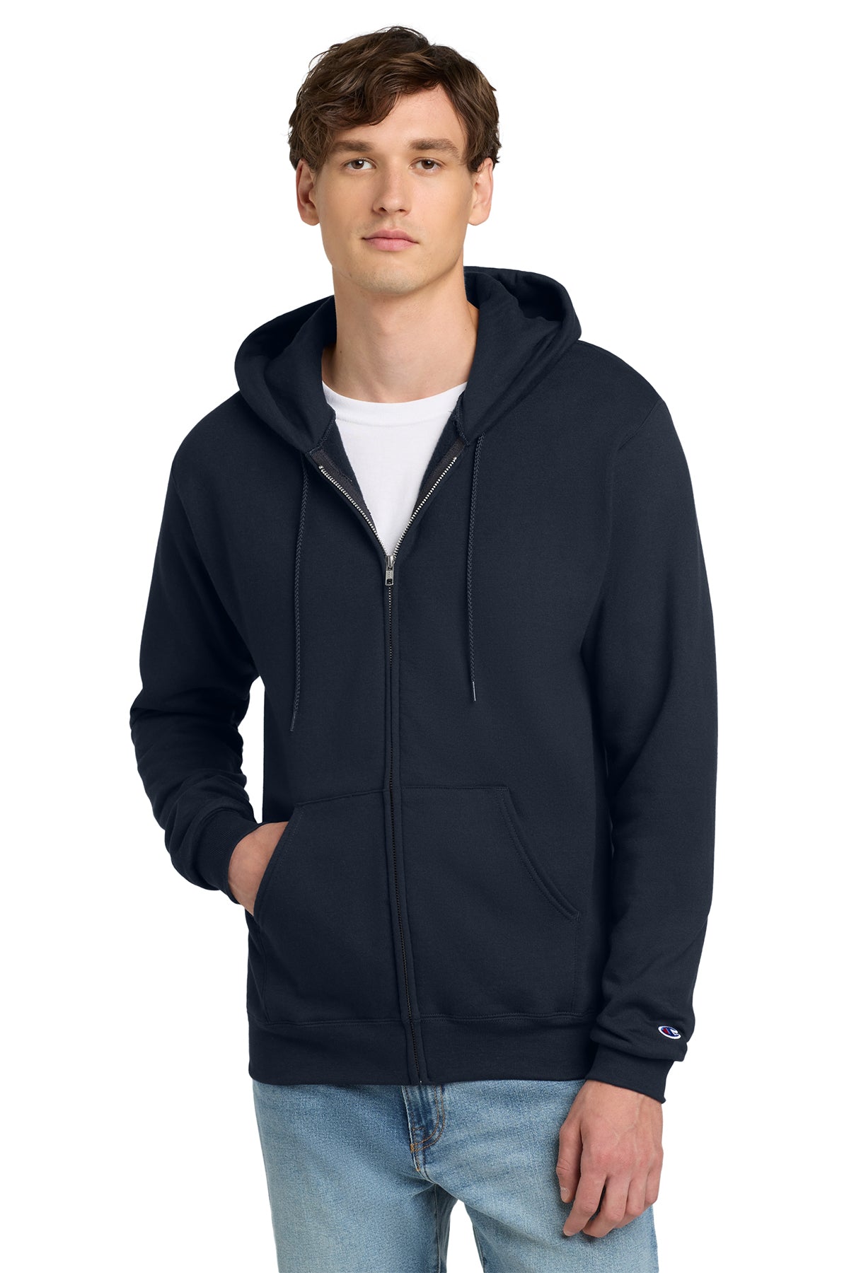 Champion® Powerblend® Full-Zip Hoodie Customizing