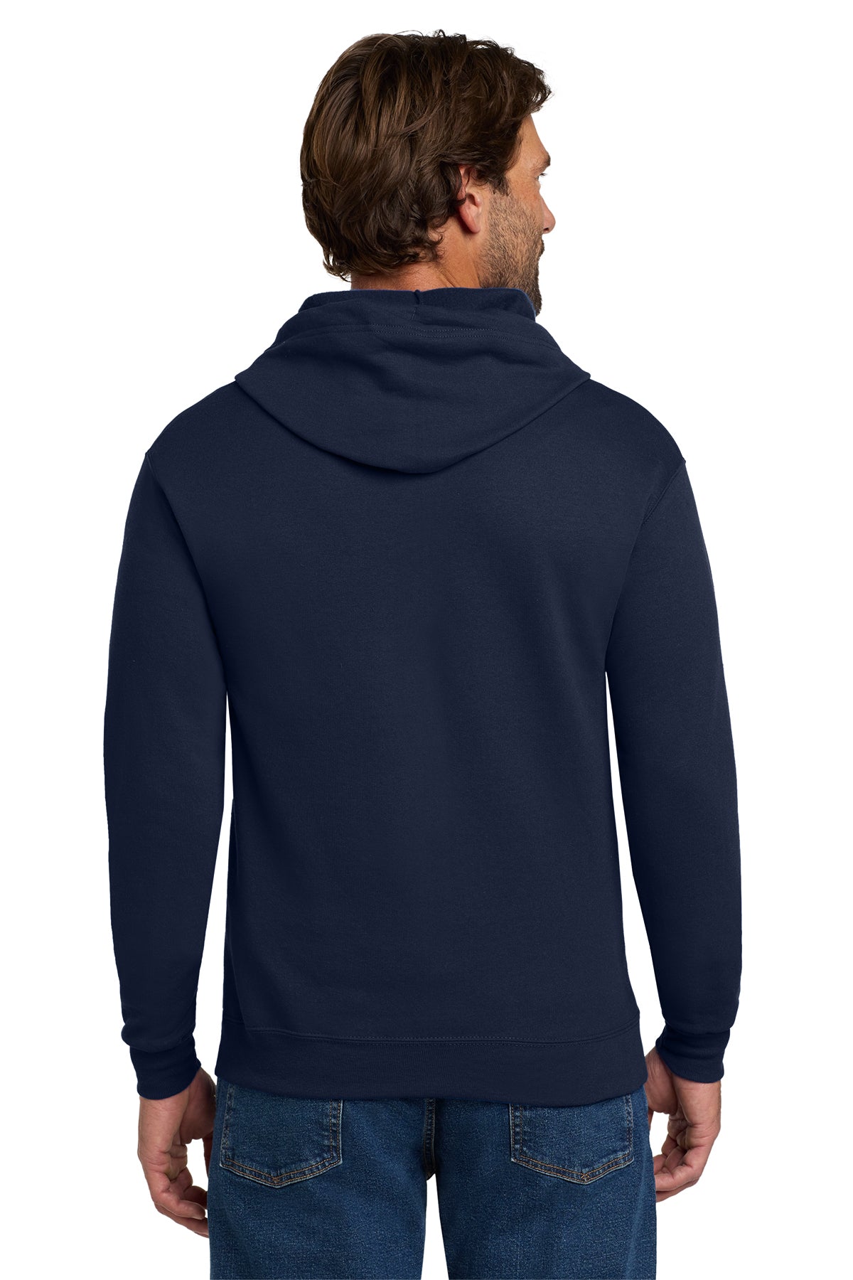 Hanes® - EcoSmart® Full-Zip Hooded Sweatshirt Customizing