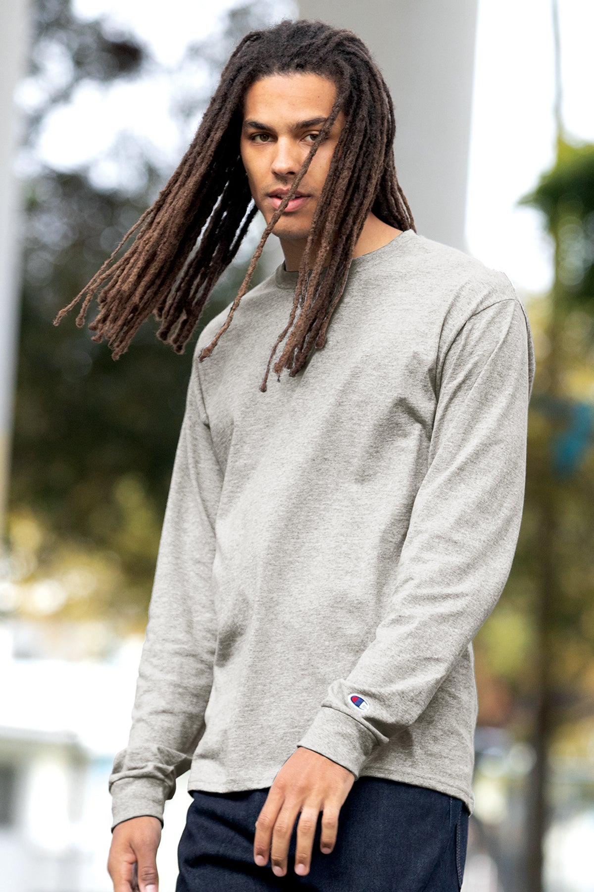 Champion ® Heritage 5.2-Oz. Jersey Long Sleeve Tee Customizing