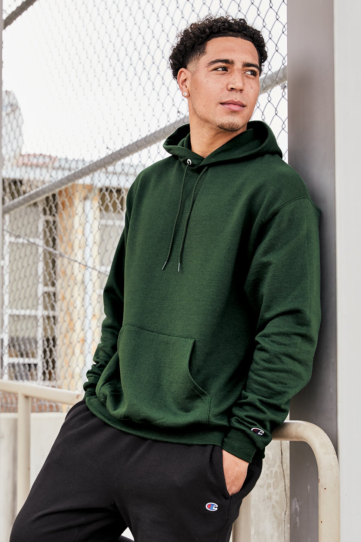 Champion® Powerblend® Pullover Hoodie Customizing
