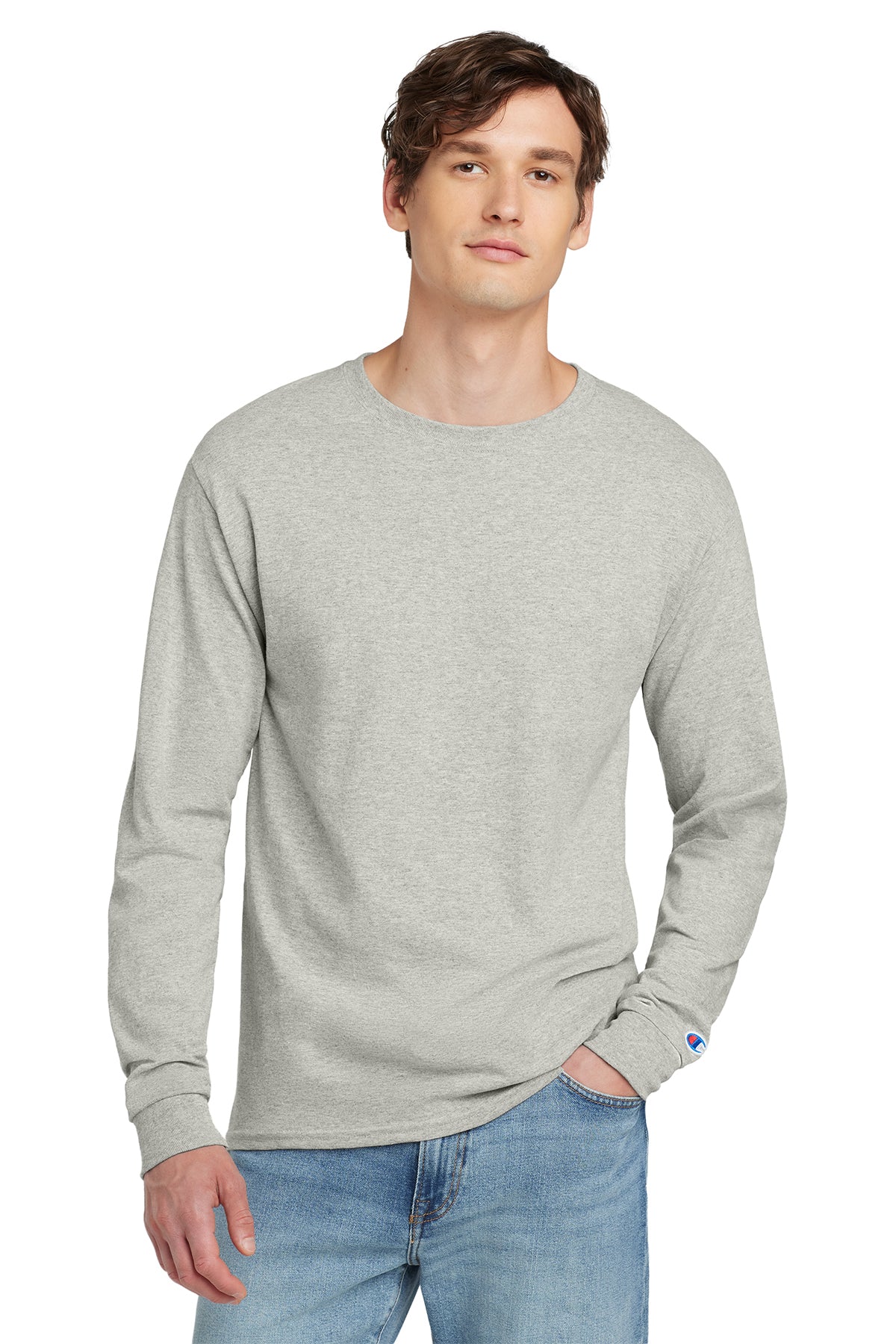 Champion ® Heritage 5.2-Oz. Jersey Long Sleeve Tee Customizing