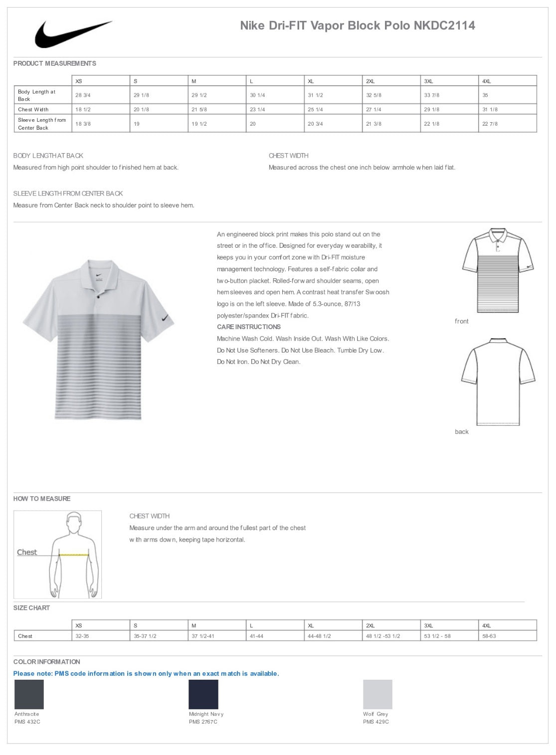 Nike Dri-FIT Vapor Block Polo Customizing