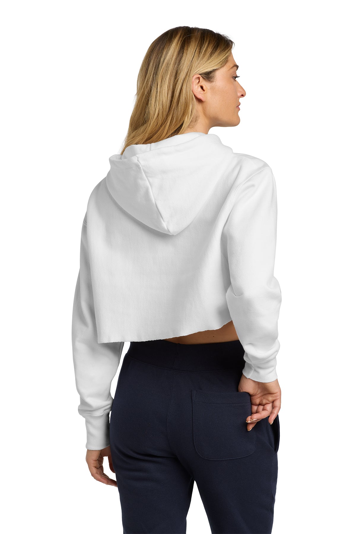 Champion ® Women’s Reverse Weave ® Cropped Cut-Off Hooded Sweatshirt Customizing