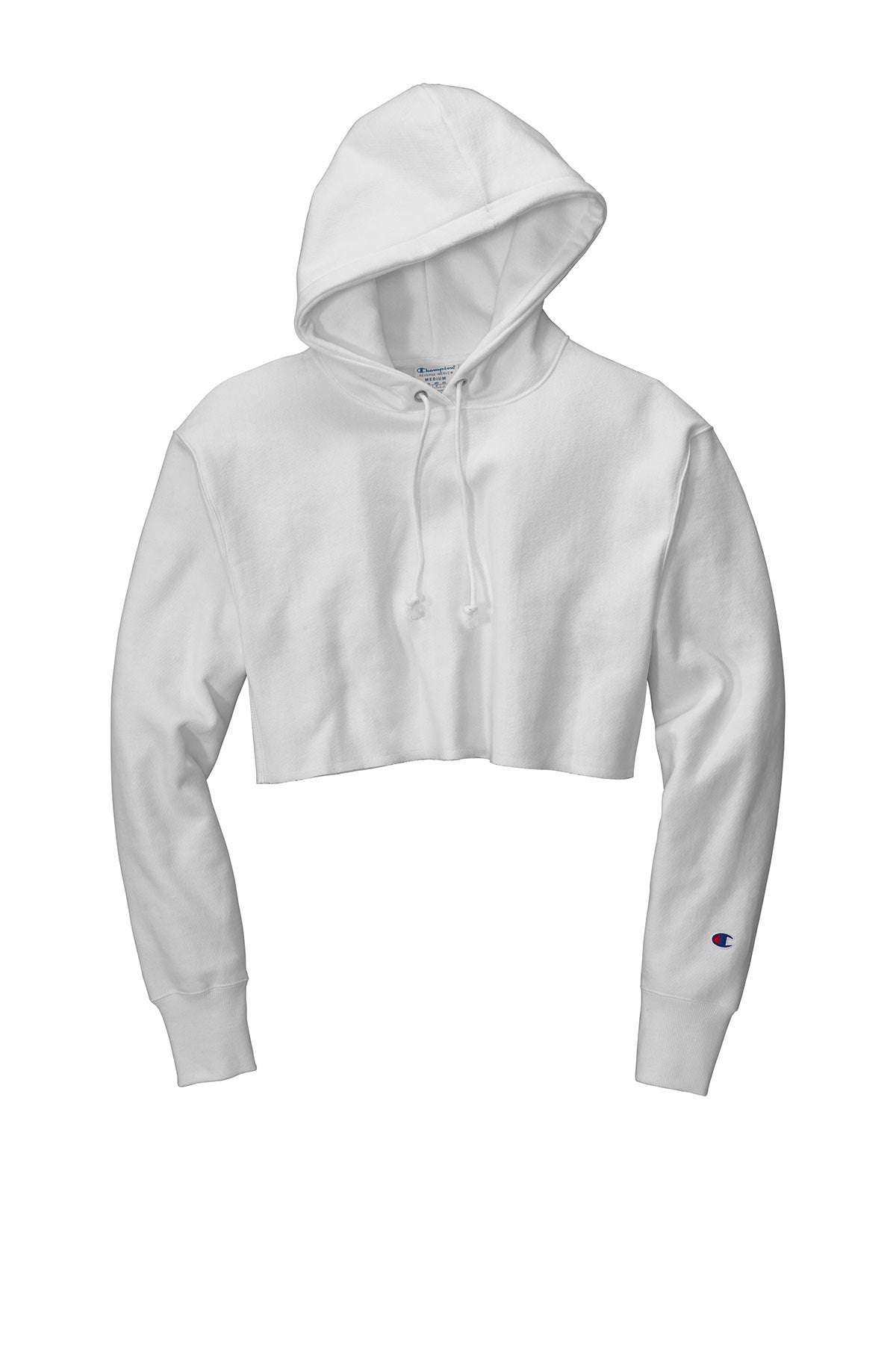 Champion ® Women’s Reverse Weave ® Cropped Cut-Off Hooded Sweatshirt Customizing