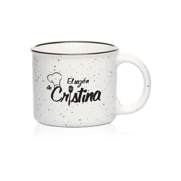 13 oz. Ceramic Campfire Coffee Mugs Customizing
