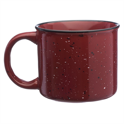 13 oz. Ceramic Campfire Coffee Mugs Customizing